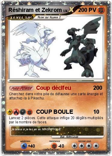 Pokemon Réshiram et Zekrom