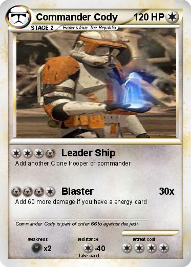 Pokemon Commander Cody