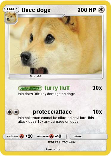 Pokemon thicc doge