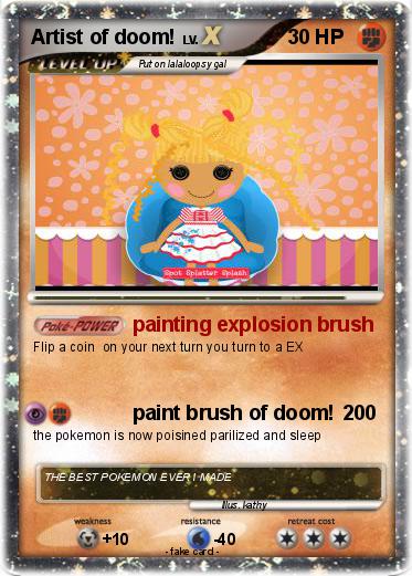 Pokemon Artist of doom!