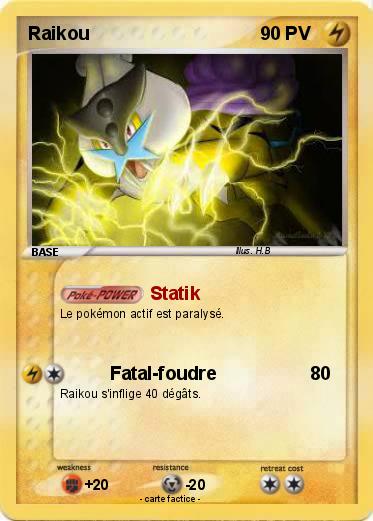Pokemon Raikou