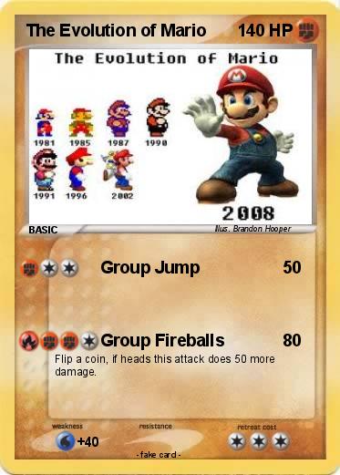 Pokemon The Evolution of Mario