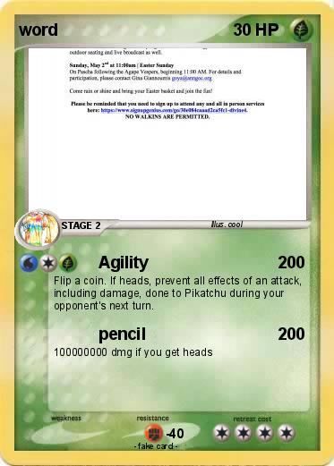 Pokemon word