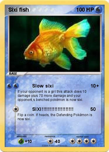 Pokemon Sixi fish