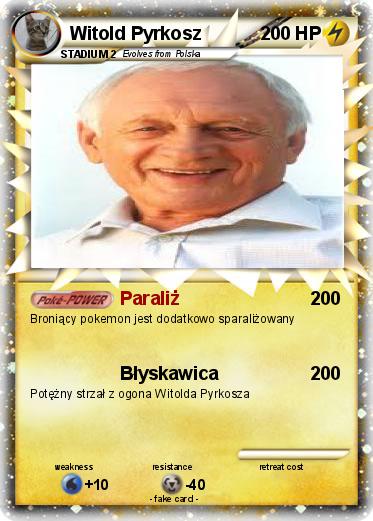 Pokemon Witold Pyrkosz
