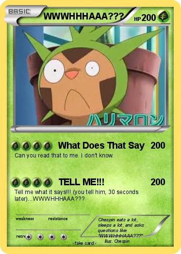 Pokemon WWWHHHAAA???