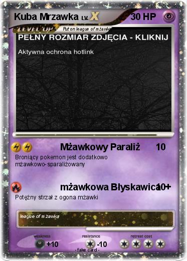 Pokemon Kuba Mrzawka