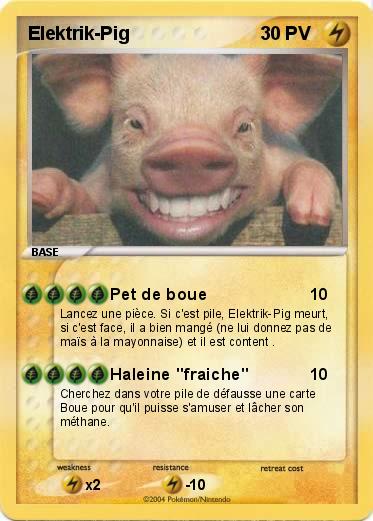 Pokemon Elektrik-Pig