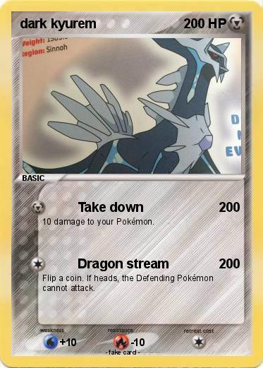 Pokemon dark kyurem