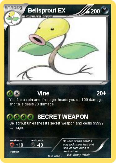 Pokemon Bellsprout EX