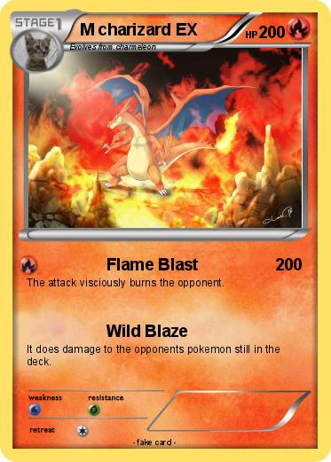 Pokemon M charizard EX