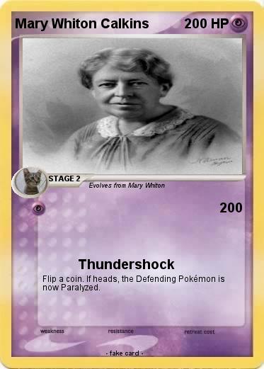 Pokemon Mary Whiton Calkins