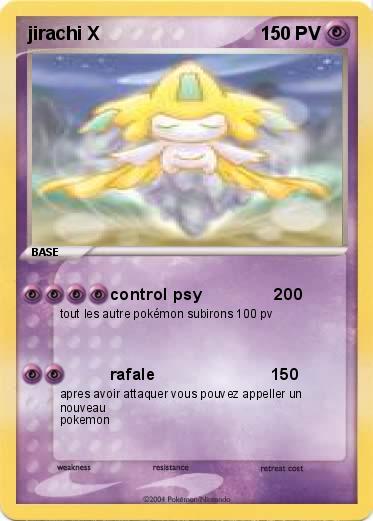Pokemon jirachi X