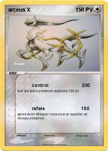 Pokemon arceus X