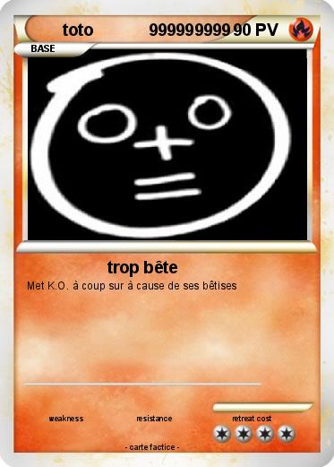 Pokemon toto            999999999