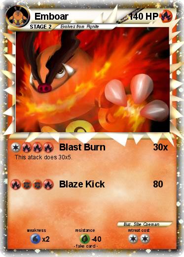 Pokemon Emboar