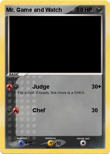 Pokemon Mr. Game and Watch