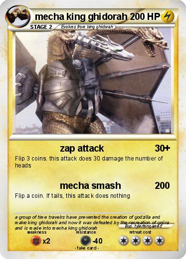 Pokemon mecha king ghidorah