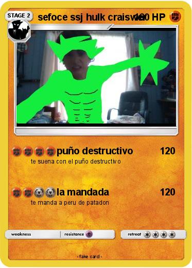 Pokemon sefoce ssj hulk craiswer