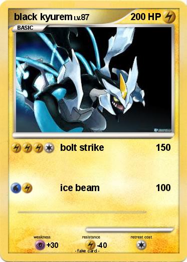 Pokemon black kyurem