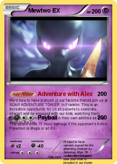 Pokemon Mewtwo EX
