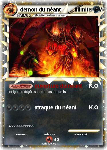 Pokemon demon du néant