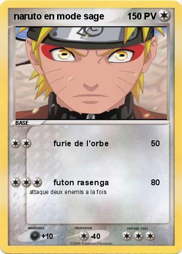 Pokemon naruto en mode sage