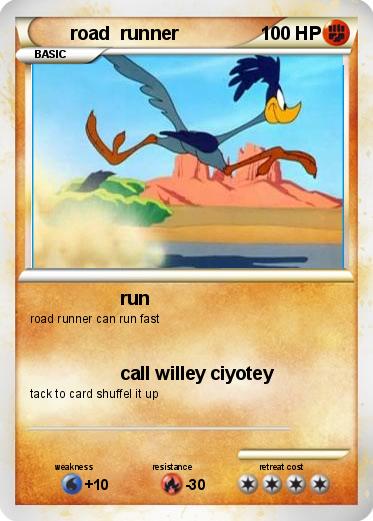 Pokemon road  runner