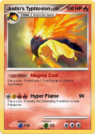 Pokemon Justin's Typhlosion
