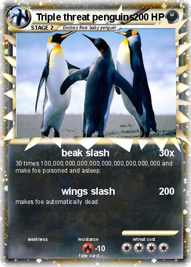 Pokemon Triple threat penguins