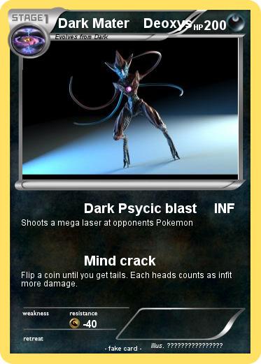 Pokemon Dark Mater    Deoxys