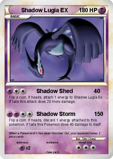 Pokemon Shadow Lugia EX