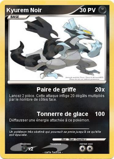 Pokemon Kyurem Noir