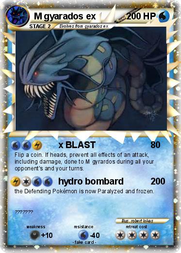Pokemon M gyarados ex