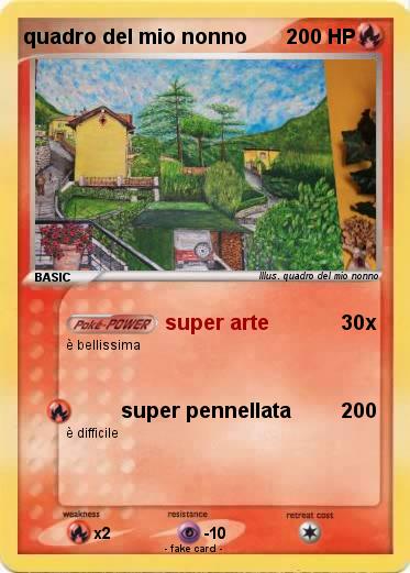 Pokemon quadro del mio nonno