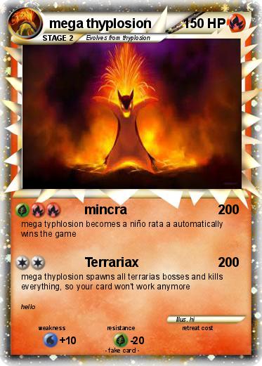 Pokemon mega thyplosion
