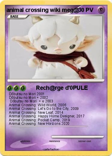 Pokemon animal crossing wiki meg@