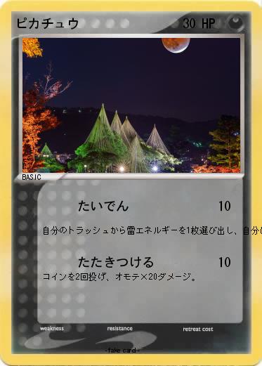 Pokemon ピカチュウ