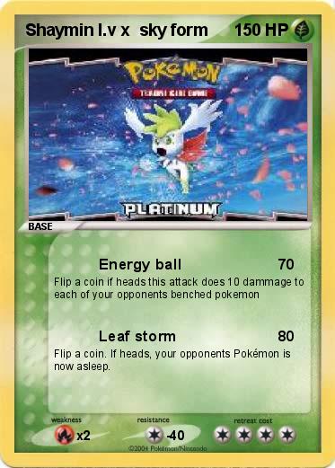 Pokemon Shaymin l.v x  sky form