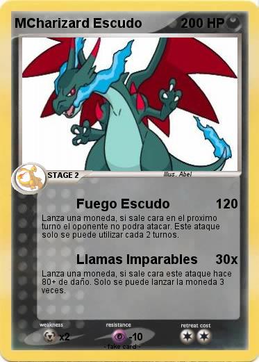 Pokemon MCharizard Escudo