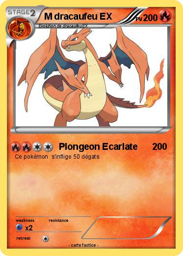 Pokemon M dracaufeu EX