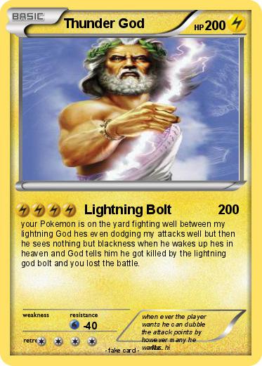 Pokemon Thunder God