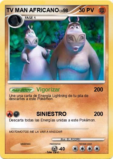 Pokemon TV MAN AFRICANO