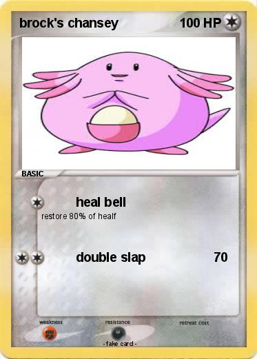 Pokemon brock's chansey