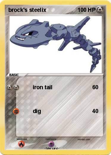 Pokemon brock's steelix