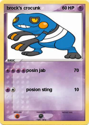 Pokemon brock's crocunk