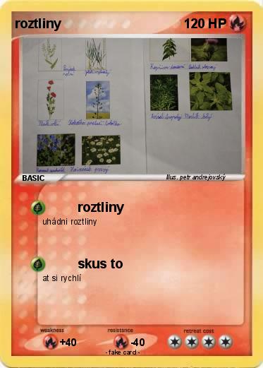 Pokemon roztliny