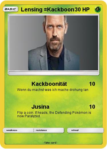 Pokemon Lensing =Kackboon