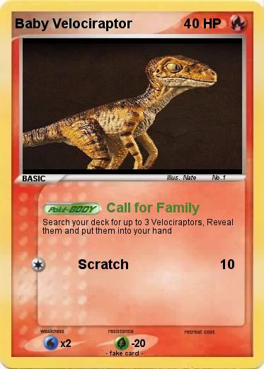 Pokemon Baby Velociraptor