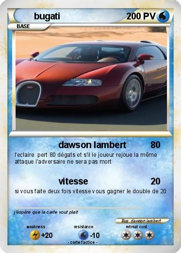 Pokemon bugati